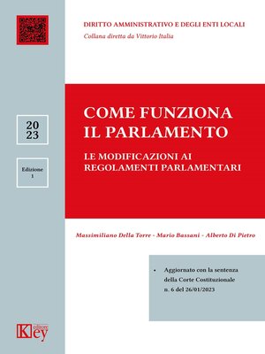 cover image of Come funziona il Parlamento
